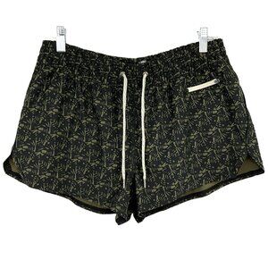 Vuori Clementine Short Oregano Woodblock Mesh Liner Zip Pocket Size L